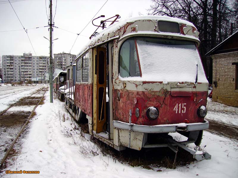 Тверь, Tatra T3SU (двухдверная) № 415; Тверь — Служебные трамваи и специальная техника