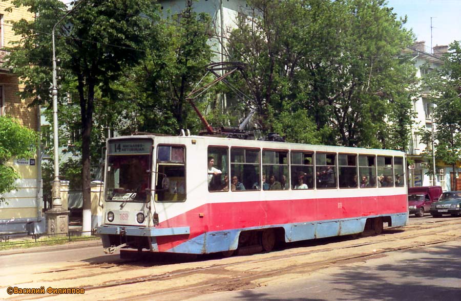 Тверь, 71-608К № 169; Тверь — Тверской трамвай в начале 2000-х гг. (2002 — 2006 гг.)