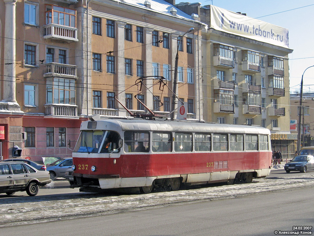 Тверь, Tatra T3SU № 237; Тверь — Трамвайные линии: Центральный район