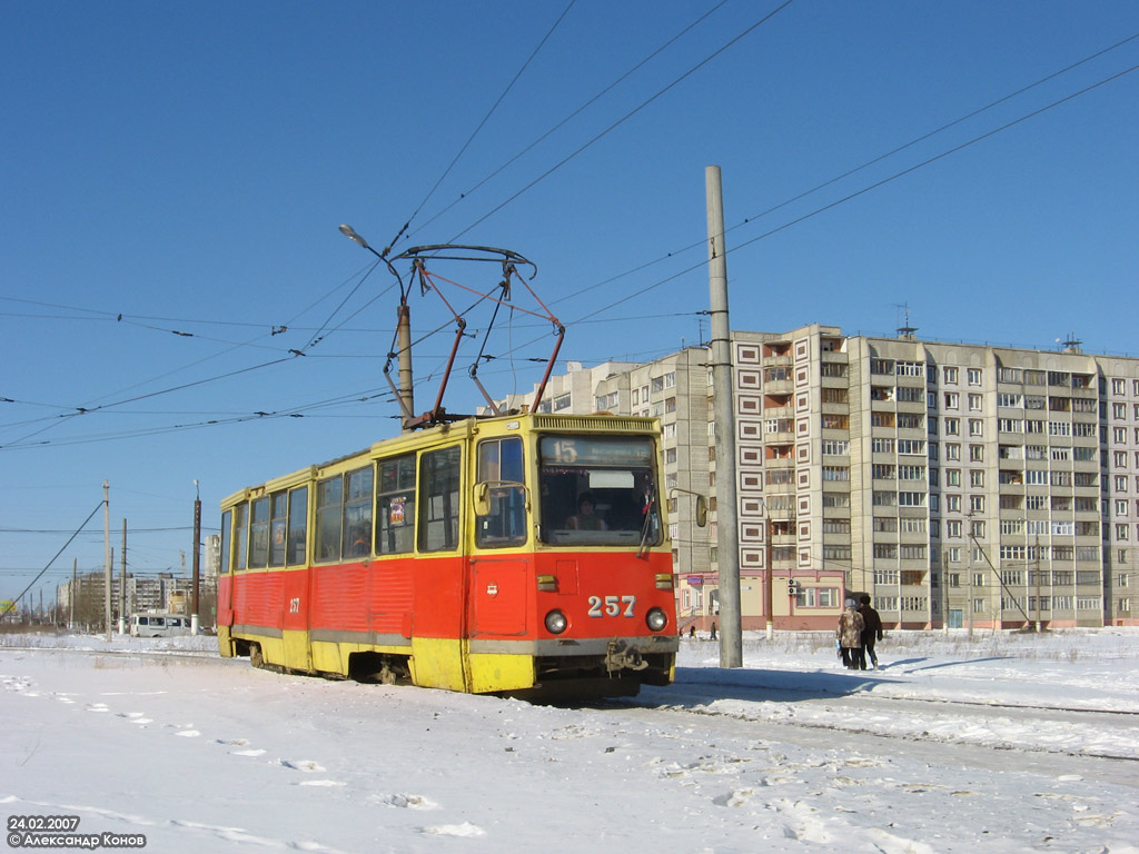 Тверь, 71-605А № 257; Тверь — Трамвайные линии: Московский район (линия в микрорайон "Южный")