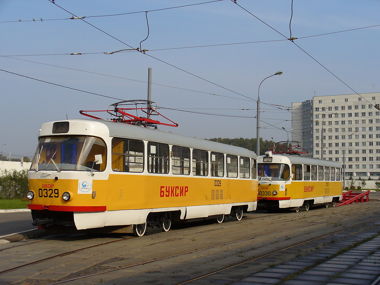 Москва, Tatra T3SU № 0329