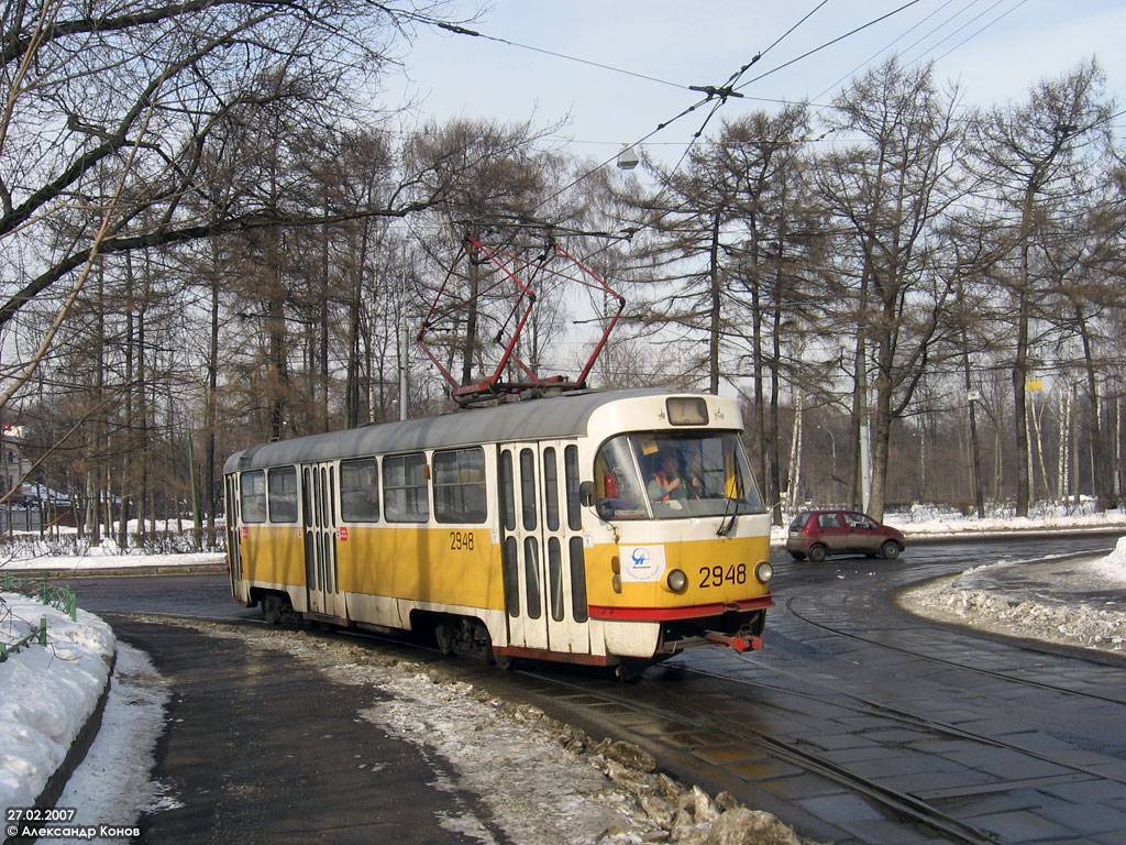 Moscow, Tatra T3SU # 2948