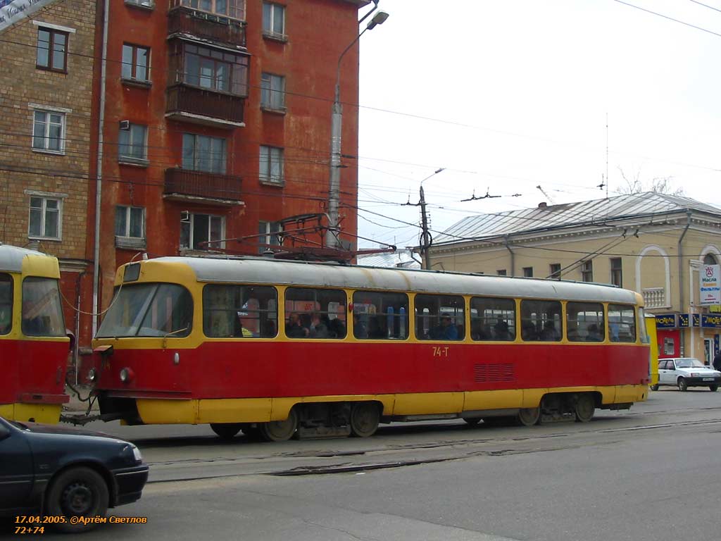 Тула, Tatra T3SU № 74