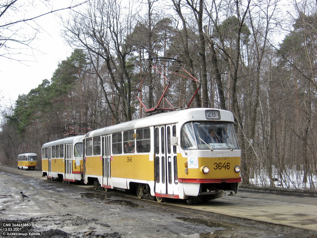 Moskva, Tatra T3SU č. 3646