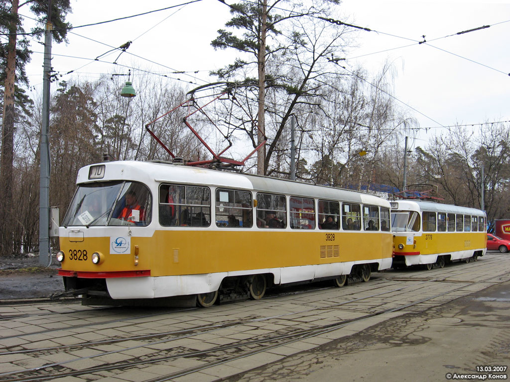 Moscova, Tatra T3SU nr. 3828