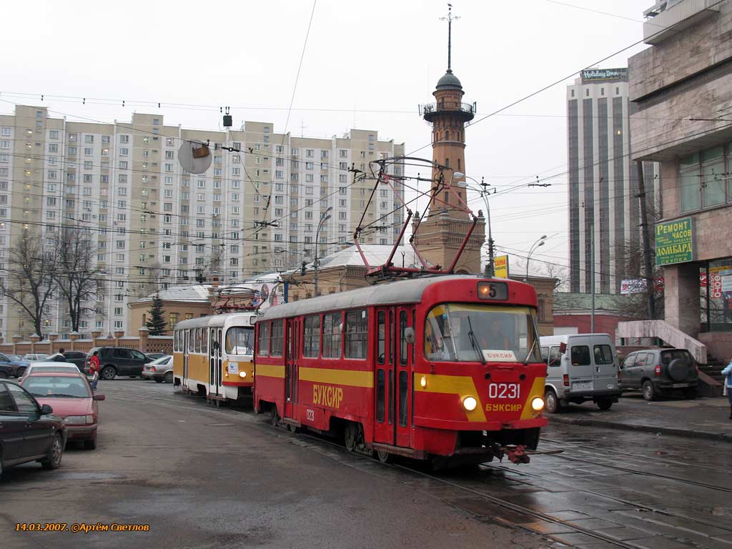 Moscow, Tatra T3SU # 0231