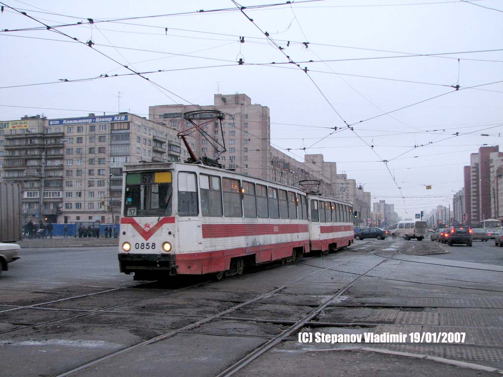 Saint-Petersburg, 71-605 (KTM-5M3) č. 0858