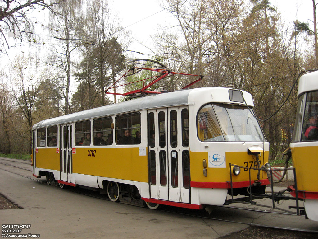 Москва, Tatra T3SU № 3767