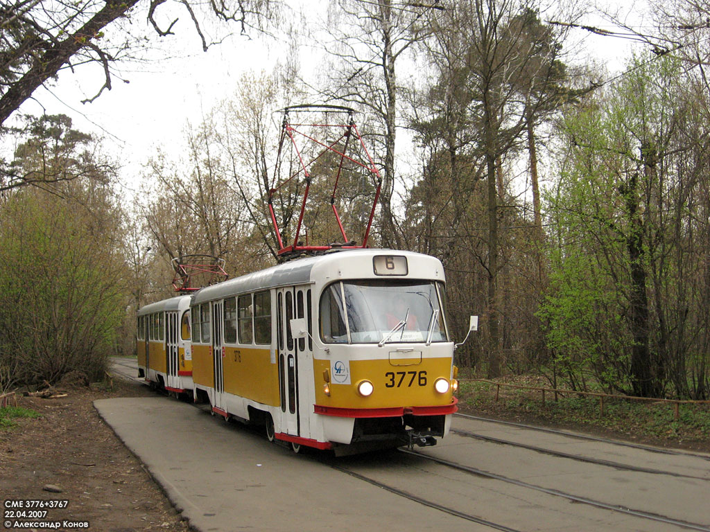 Moscow, Tatra T3SU № 3776