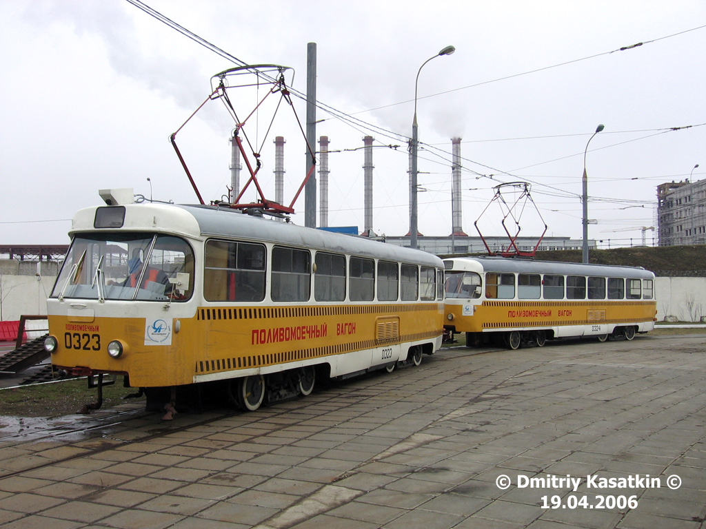 Москва, Tatra T3SU № 0323