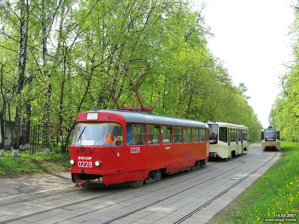 Москва, Tatra T3SU № 0228