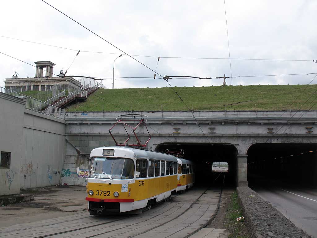 Moskau, Tatra T3SU Nr. 3792