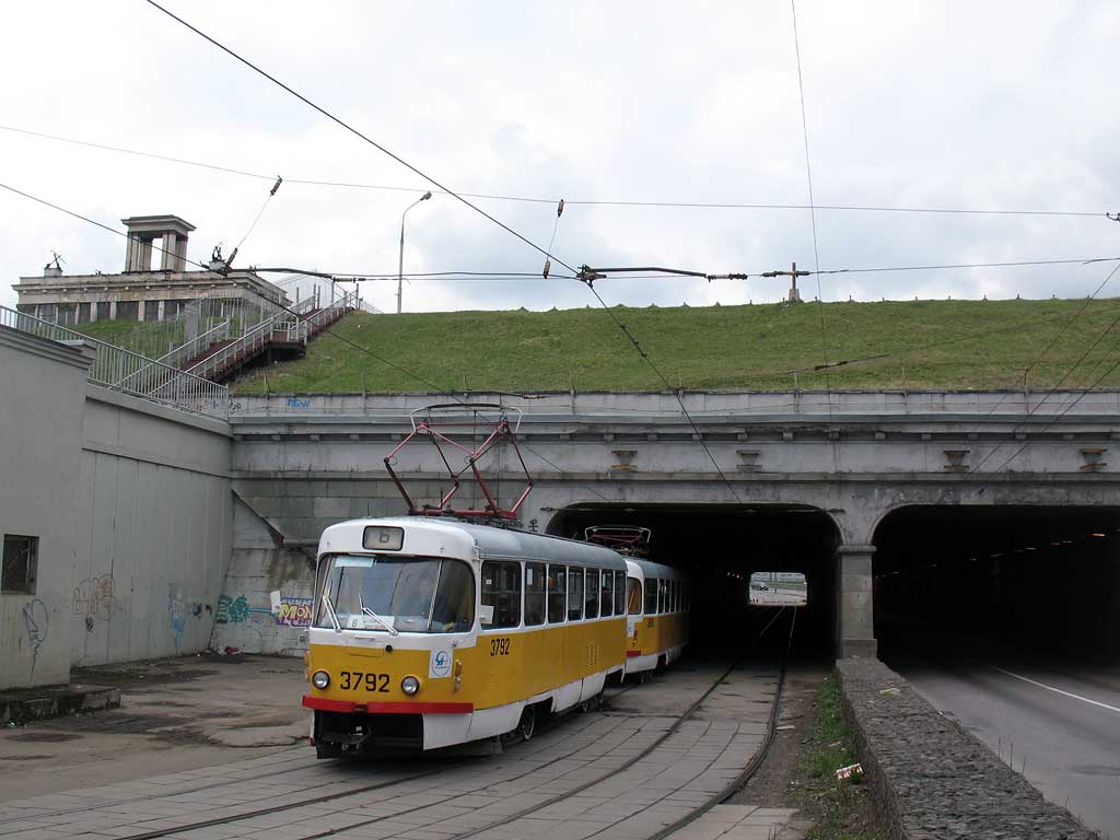 Москва, Tatra T3SU № 3792