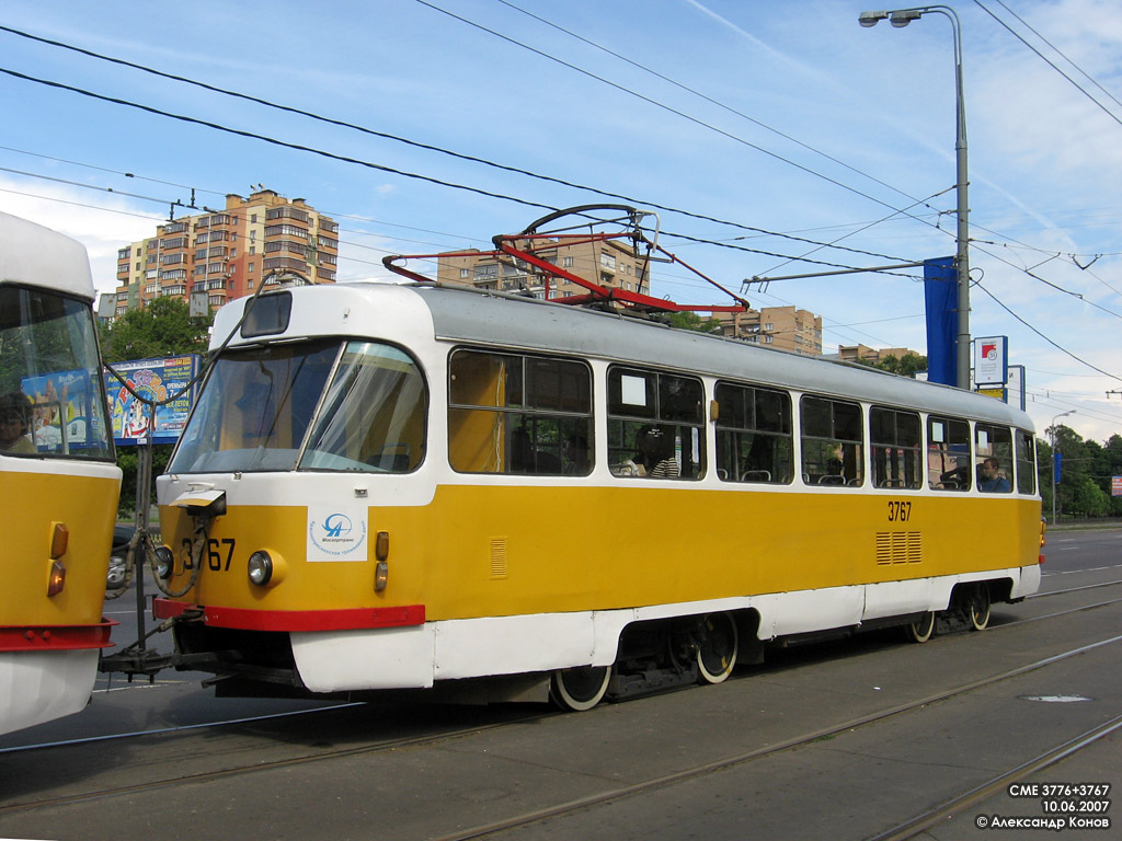 Moskau, Tatra T3SU Nr. 3767