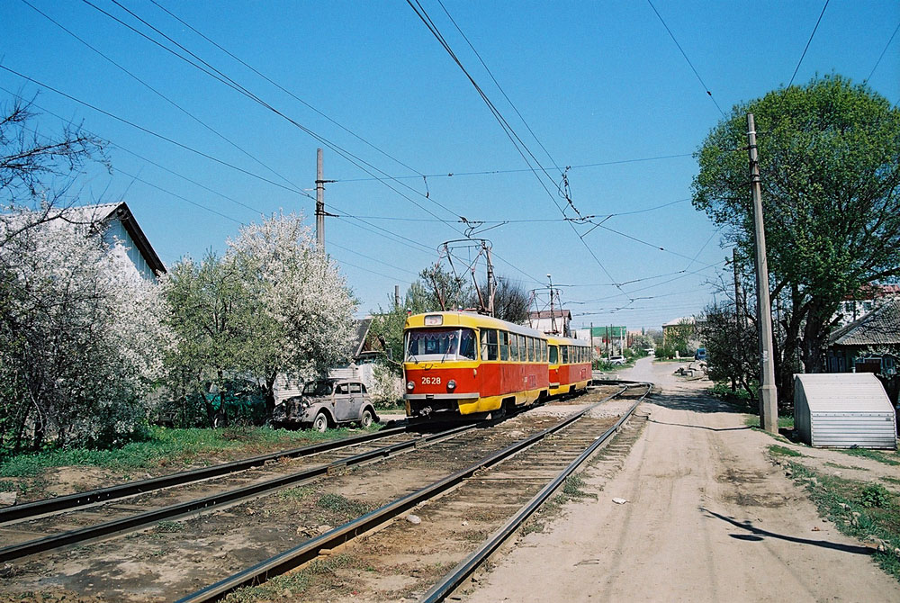 Волгоград, Tatra T3SU (двухдверная) № 2628; Волгоград, Tatra T3SU (двухдверная) № 2624
