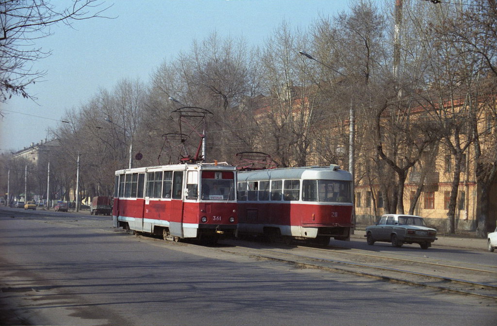 Воронеж, 71-605 (КТМ-5М3) № 361; Воронеж, Tatra T3SU № 20