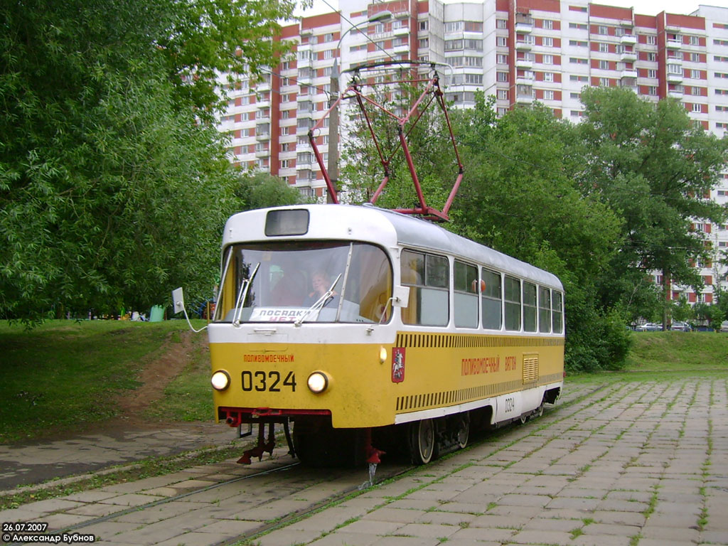 Москва, Tatra T3SU № 0324