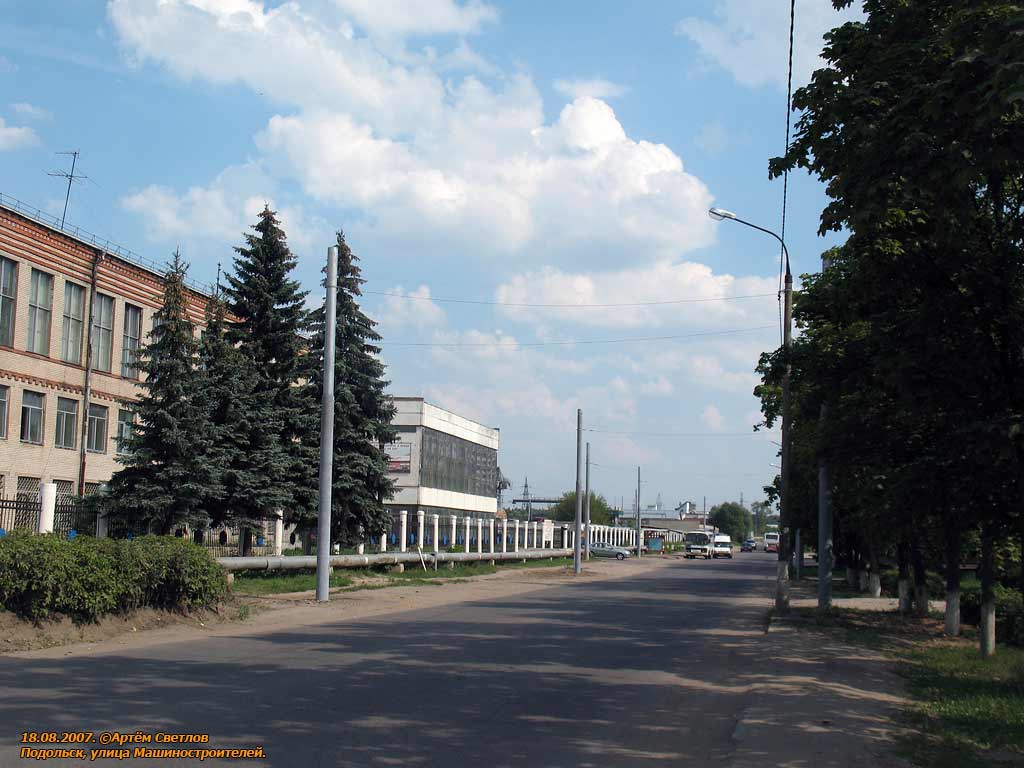 Подольск — Строительство линии Кабельный завод — Улица Машиностроителей