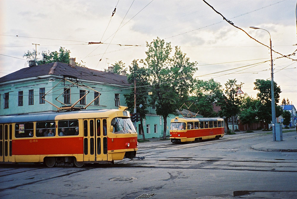 Oryol, Tatra T3SU № 041; Oryol — Central tramlines crossroads; Oryol — Tram lines