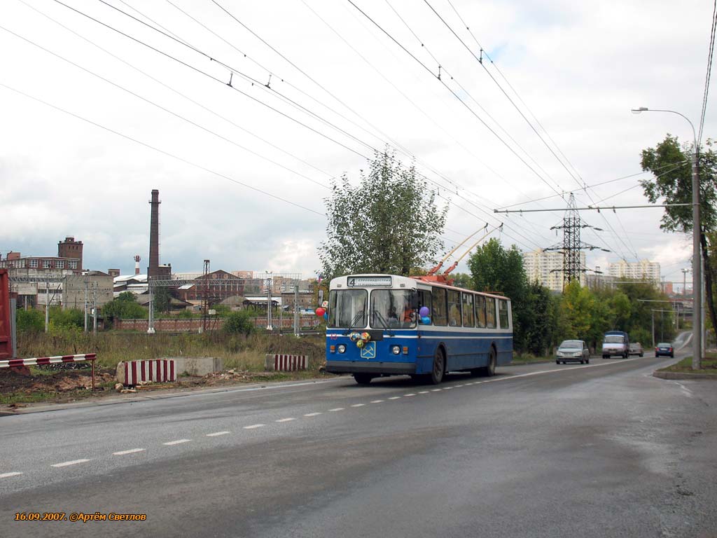 პოდოლსკი, ZiU-682G-018 [G0P] № 13; პოდოლსკი — Opening of line to the Mashinostroiteley street (16.09.2007)