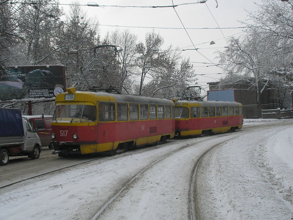 Харков, Tatra T3SU № 517