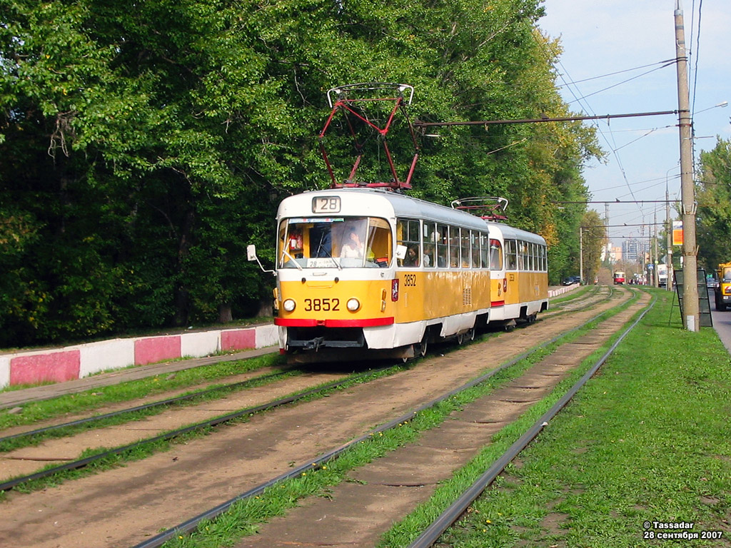 Moscova, Tatra T3SU nr. 3852
