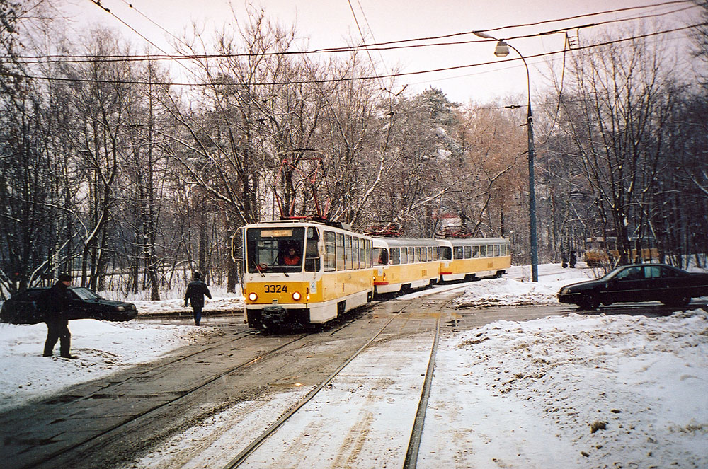 Москва, Tatra T7B5 № 3324