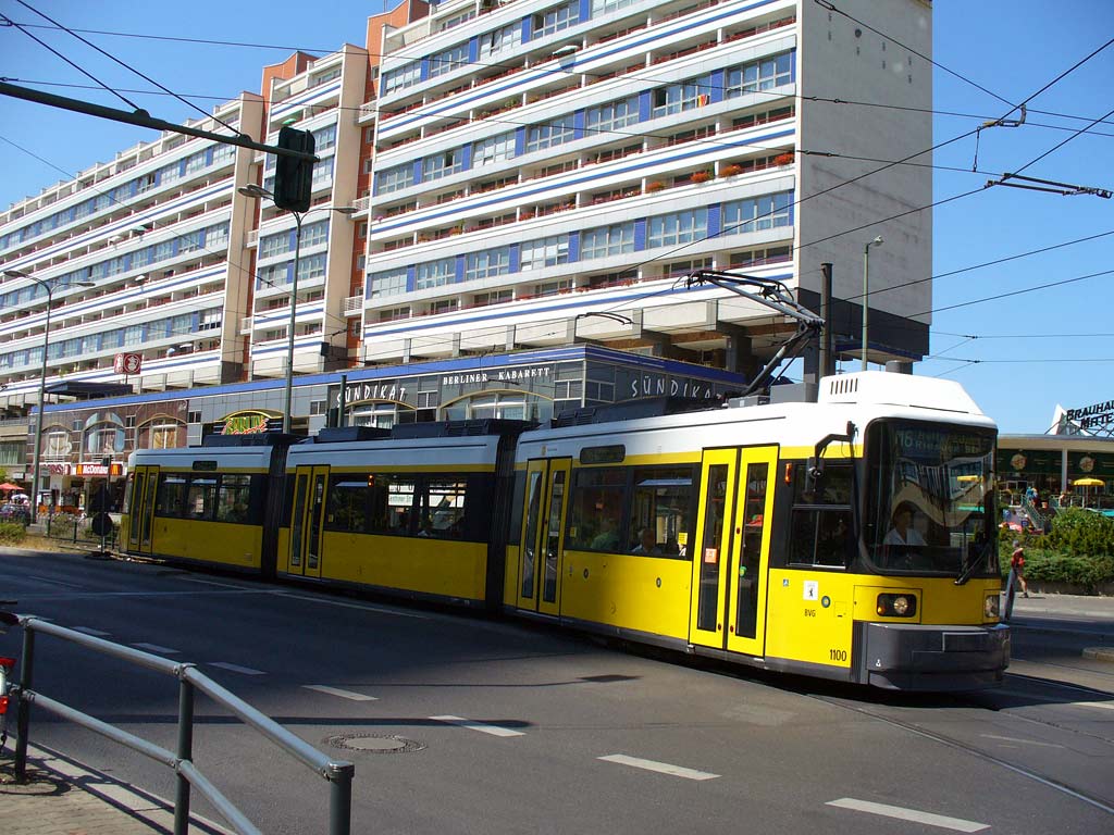 Берлин, Adtranz GT6N № 1100