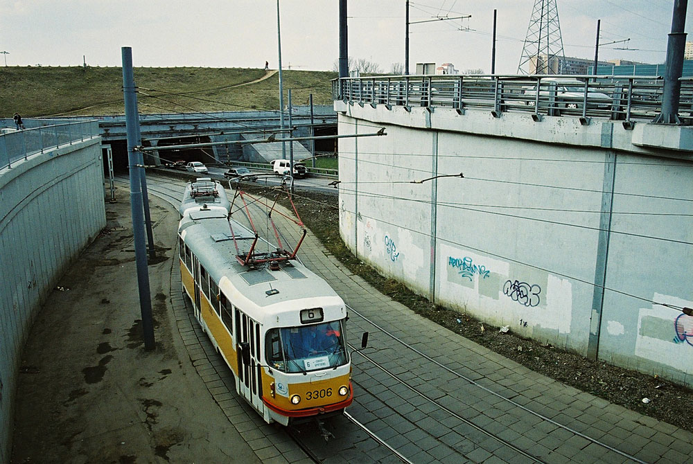 Moscou, Tatra T3SU N°. 3306