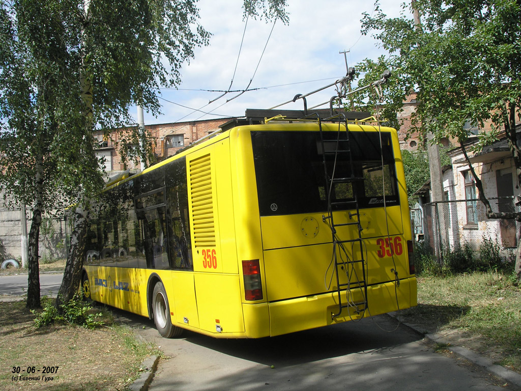 Винница, ЛАЗ E183D1 № 356; Винница — Троллейбусное депо