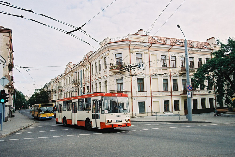 Вильнюс, Škoda 14Tr02/6 № 1526