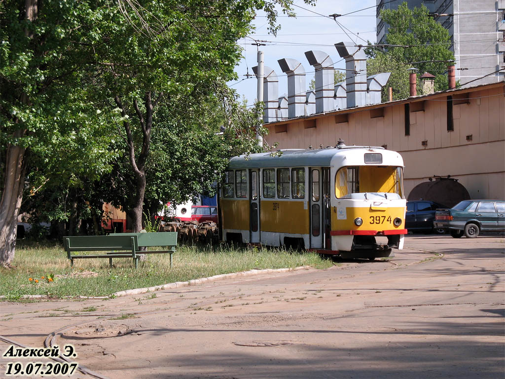 Москва, Tatra T3SU № 3974