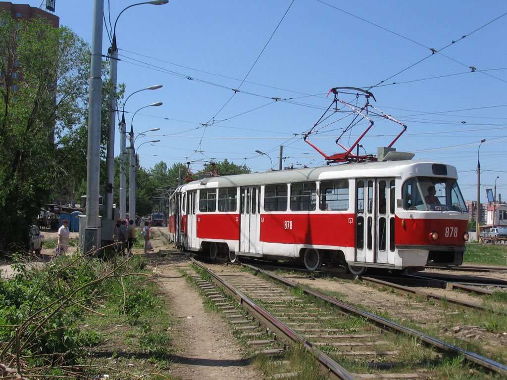 Самара, Tatra T3SU № 878; Самара — Конечные станции и кольца (трамвай)