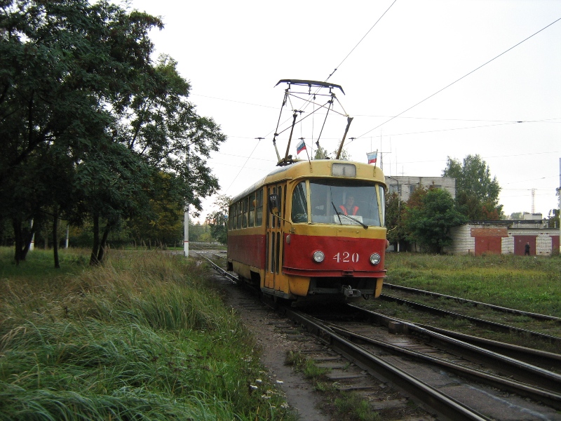 Курск, Tatra T3SU (двухдверная) № 420