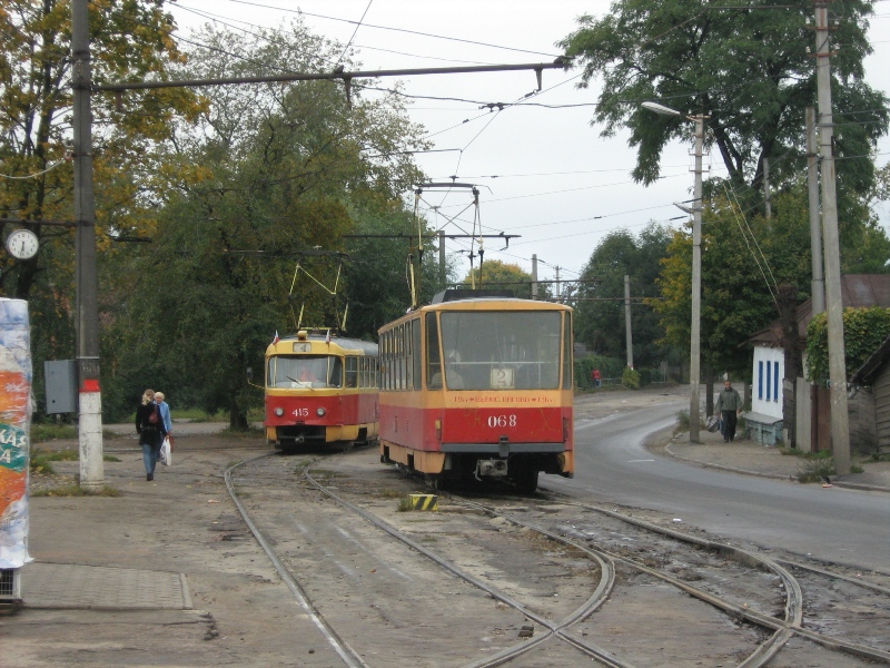 Курск, Tatra T3SU № 415; Курск, Tatra T6B5SU № 068
