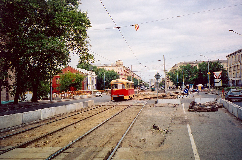 Мінськ, РВЗ-6М2 № 427; Мінськ — Ремонты трамвайных линий