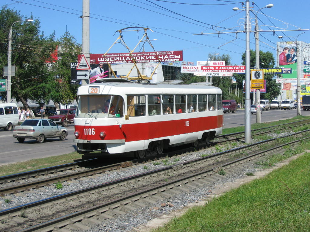Samara, Tatra T3SU (2-door) № 1106