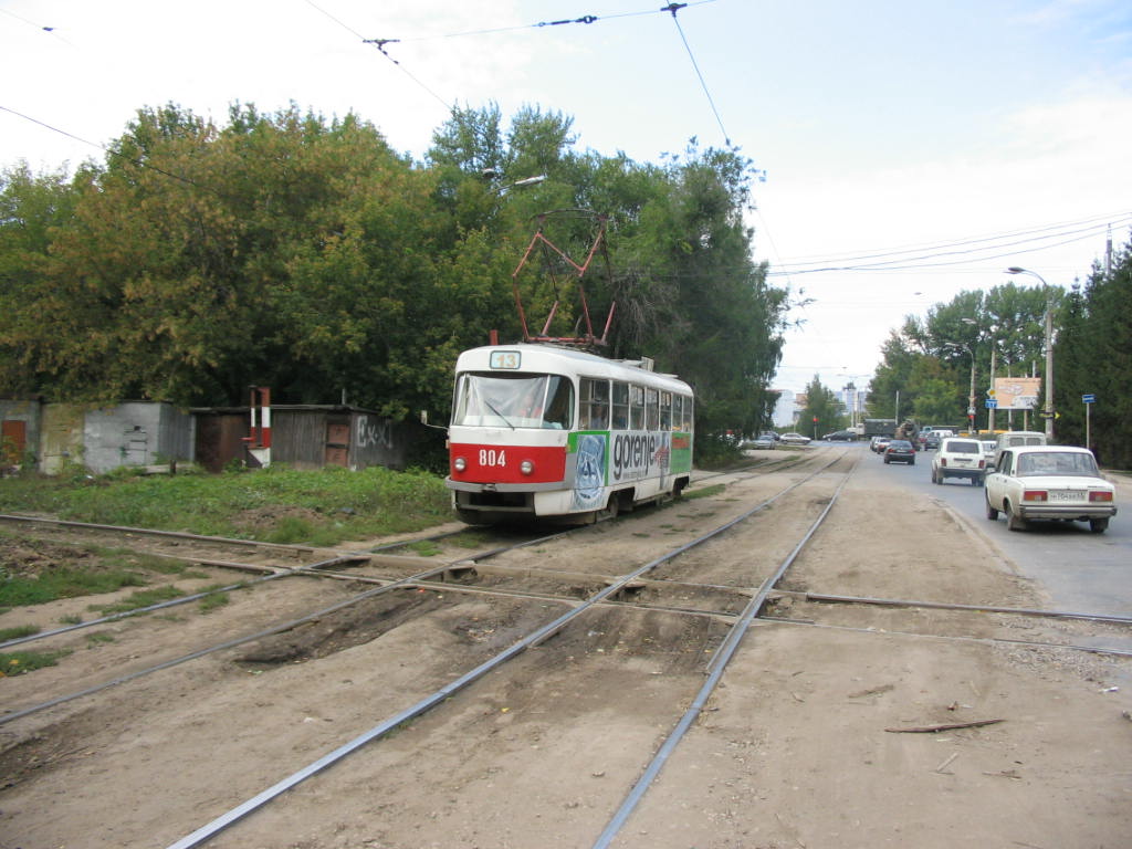 Самара, Tatra T3SU № 804; Самара — Трамвайные линии