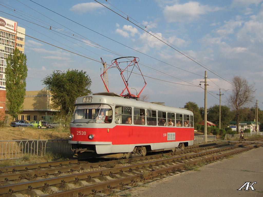 Волгоград, Tatra T3SU (двухдверная) № 2530