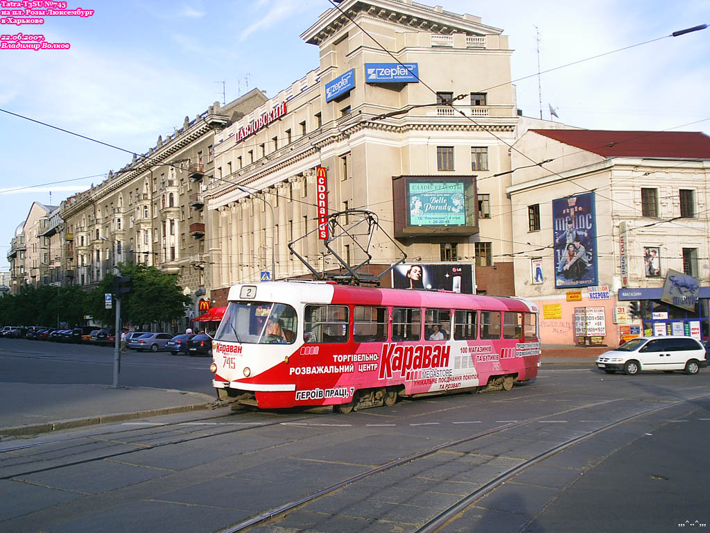 Kharkiv, Tatra T3SU # 745