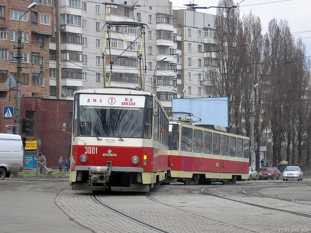 Donetsk, Tatra-Yug T6B5 N°. 3001
