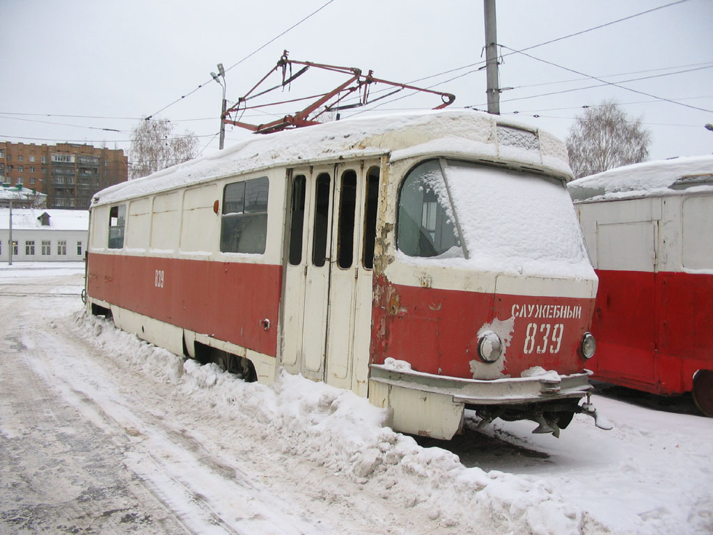 Самара, Tatra T3SU (двухдверная) № 839