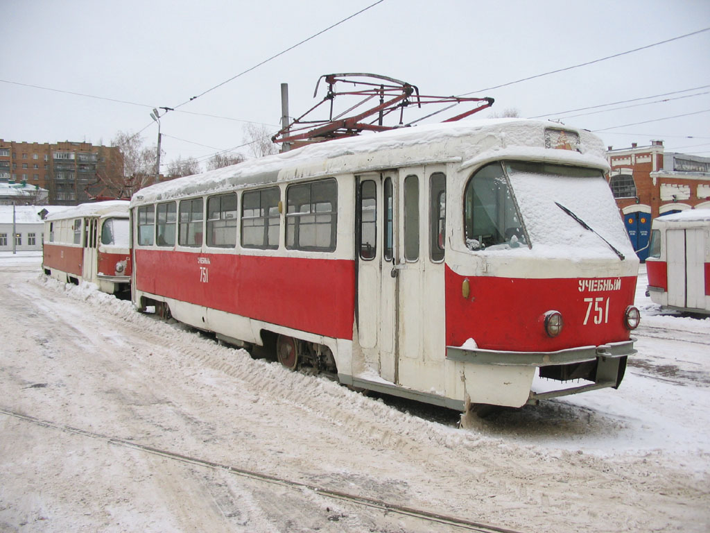 Самара, Tatra T3SU (двухдверная) № 751