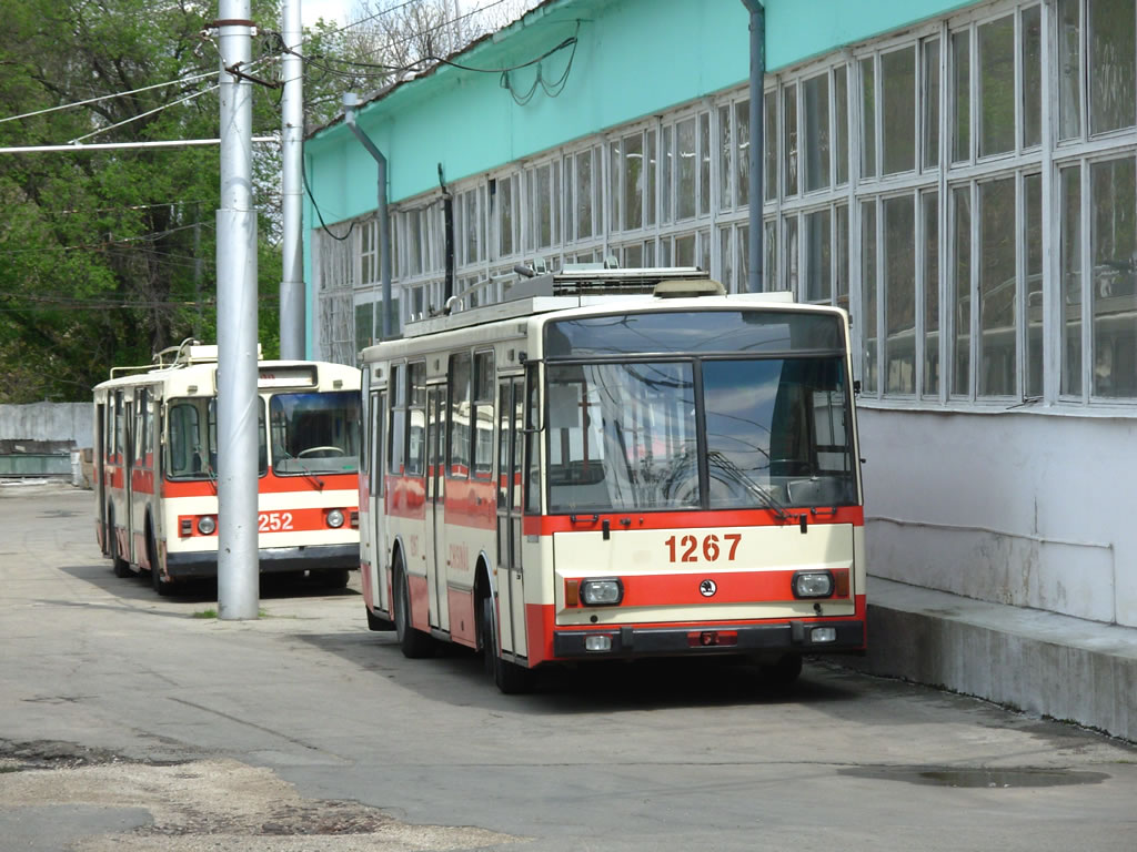 Chișinău, Škoda 14TrDT/6M # 1267; Chișinău — Trolleybus depot # 1