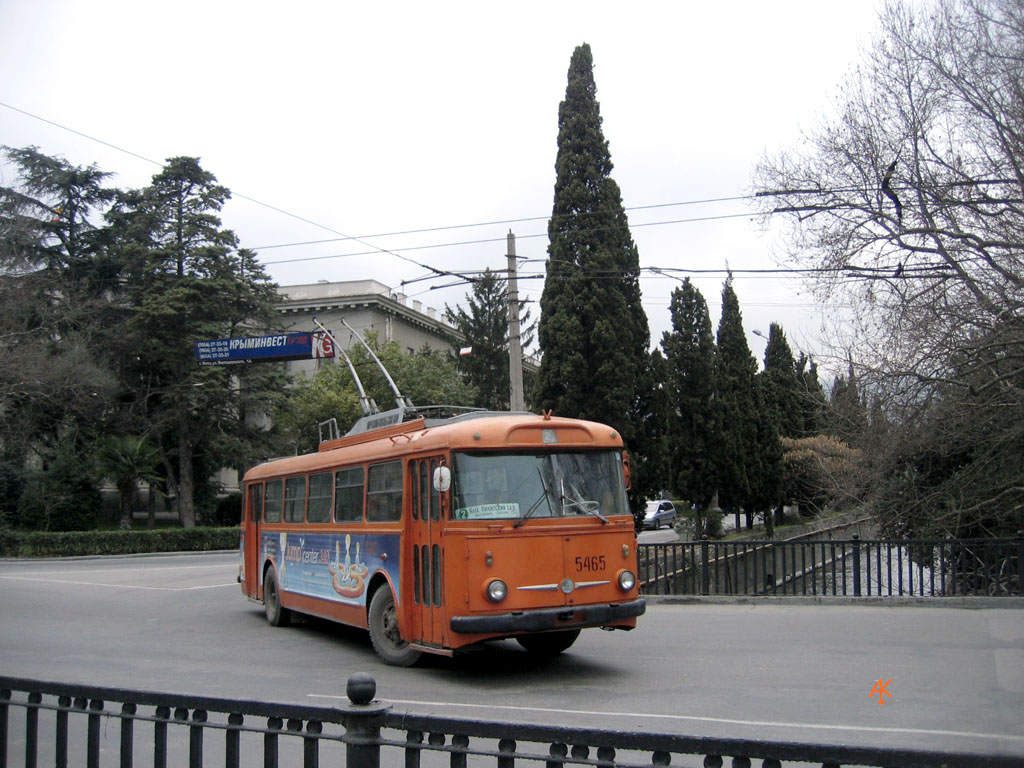 Крымский троллейбус, Škoda 9Tr18 № 5465