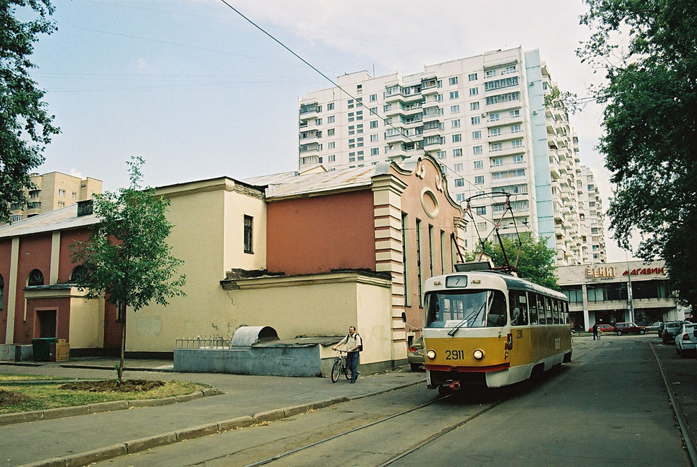Москва, Tatra T3SU № 2911