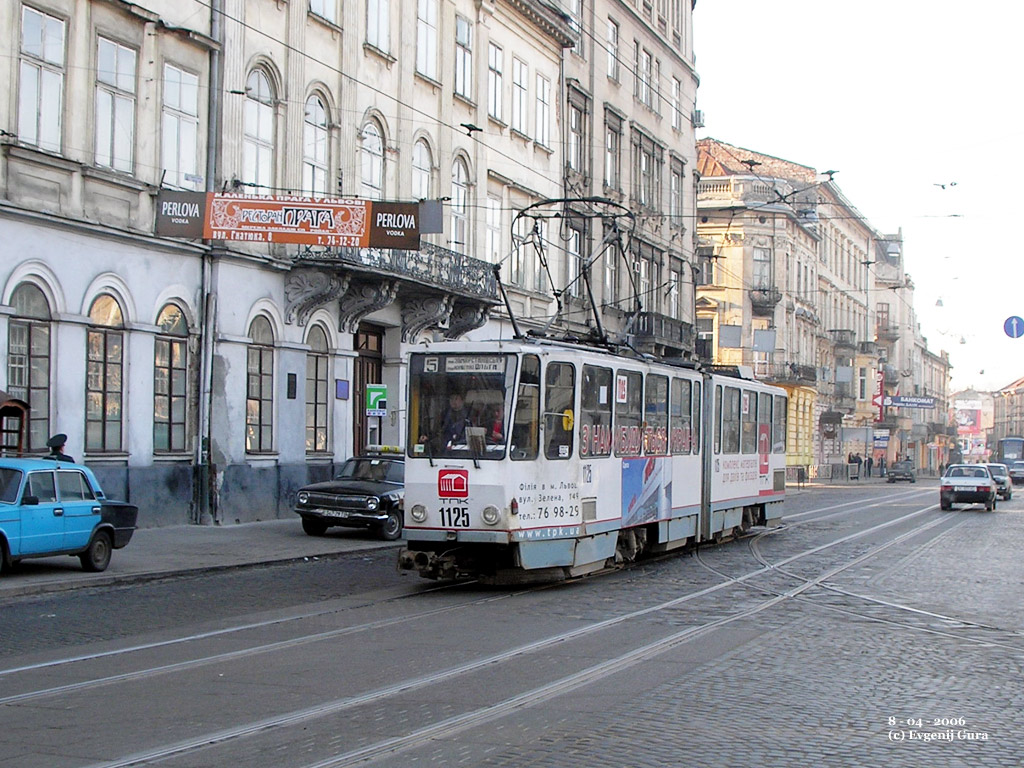 Львоў, Tatra KT4SU № 1125