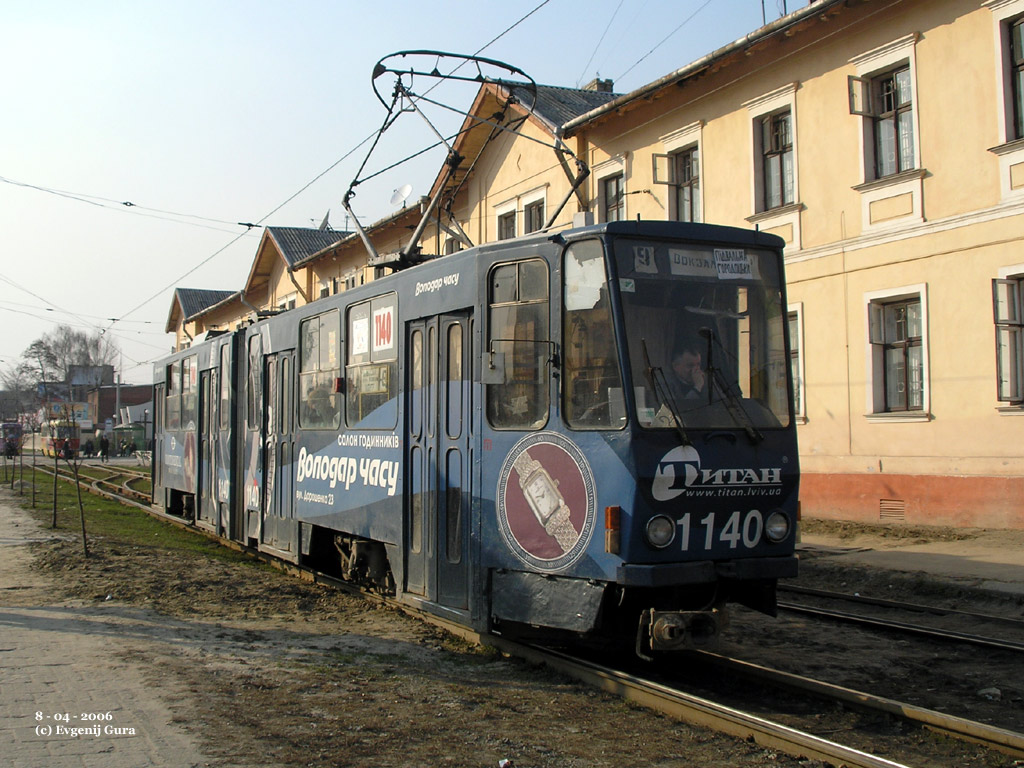 Львов, Tatra KT4SU № 1140