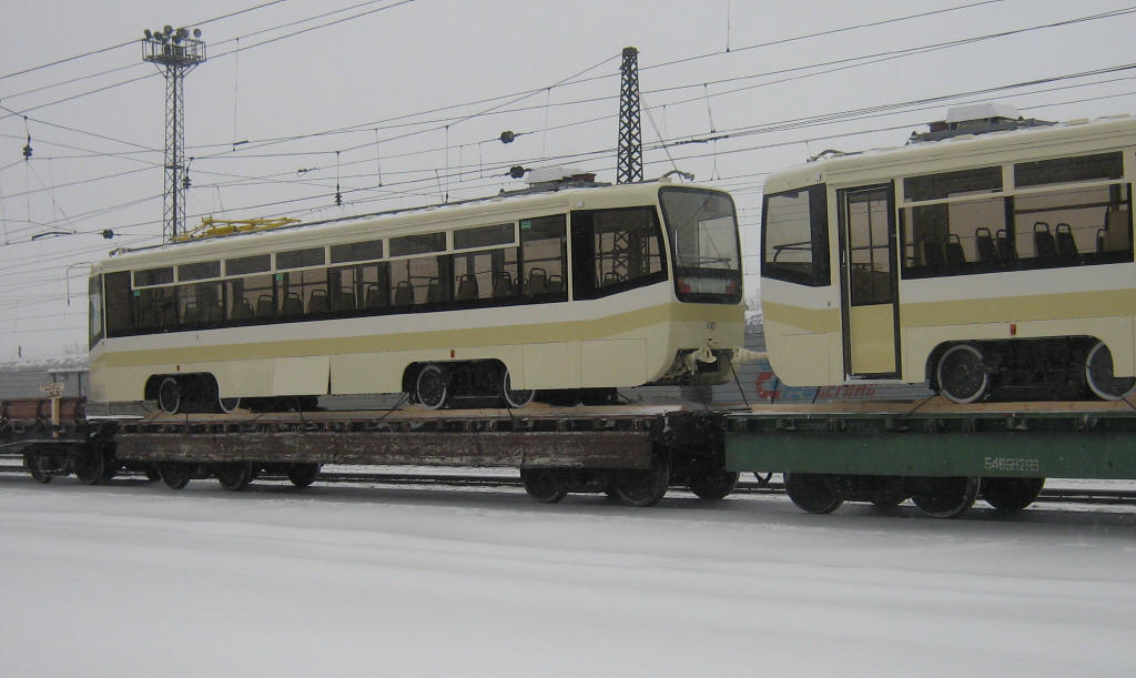 Novoszibirszk — New trams