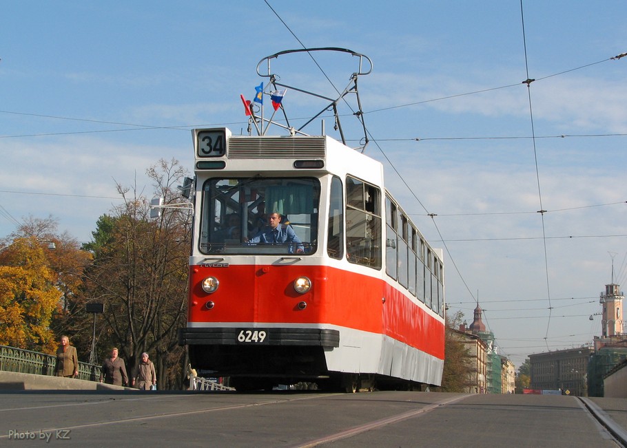 Санкт-Петербург, ЛМ-68 № 6249; Санкт-Петербург — 100-летие трамвая: парад и выставка спецтехники